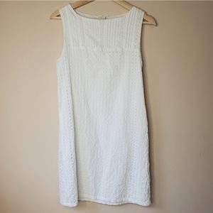 Charming Charlie white eyelet dress